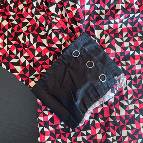 🟥NWT- Tin Haul Mens XL Western Geometric Long Sleeve Snap Shirt - Picture 3 of 7